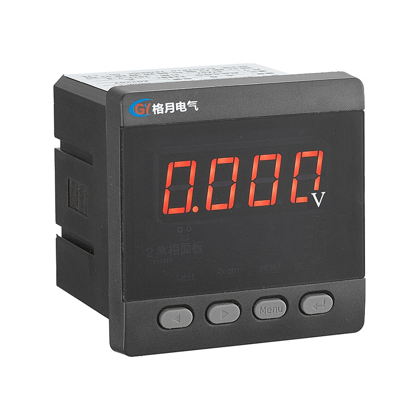 GY194U-K1-serien LED LCD AC DC RS485 enfas Voltmeter