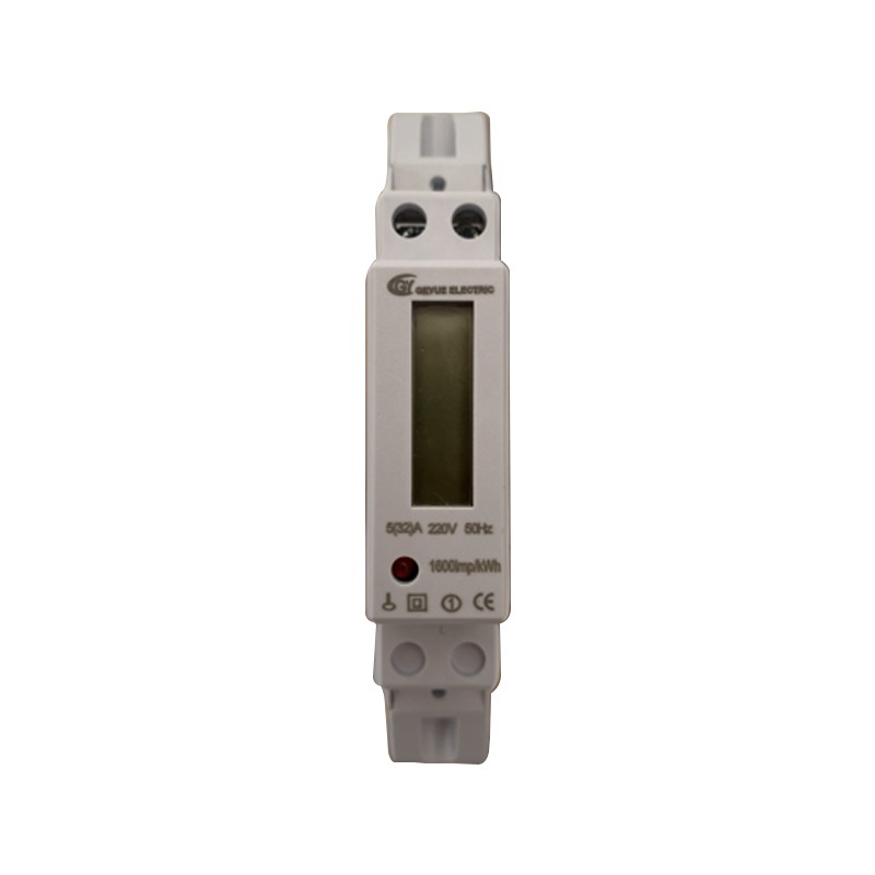 GY1PLCD Enfas 1p LCD elektronisk energimätare